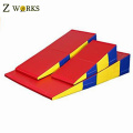 Folding Gymnastics Incline Mat Large Cheese Wedge Ramp Skill Shape Triangle Tumbling Mats